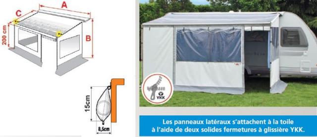 STORE ET AUVENT POUR CAMPING CAR FIAMMA ZIP