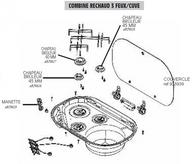 Accessoires et pièces détachées pour caravane camping car SI-6001410 - Réservoir  d'eau 68X46X19 Lt59 Blanc 6001410 - SI-FI