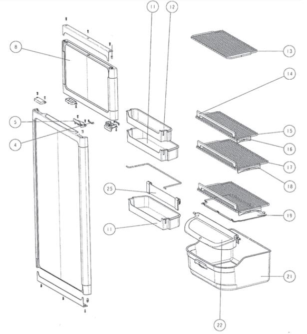 Pieces détachées frigo DOMETIC Camping-car - Équipement caravaning